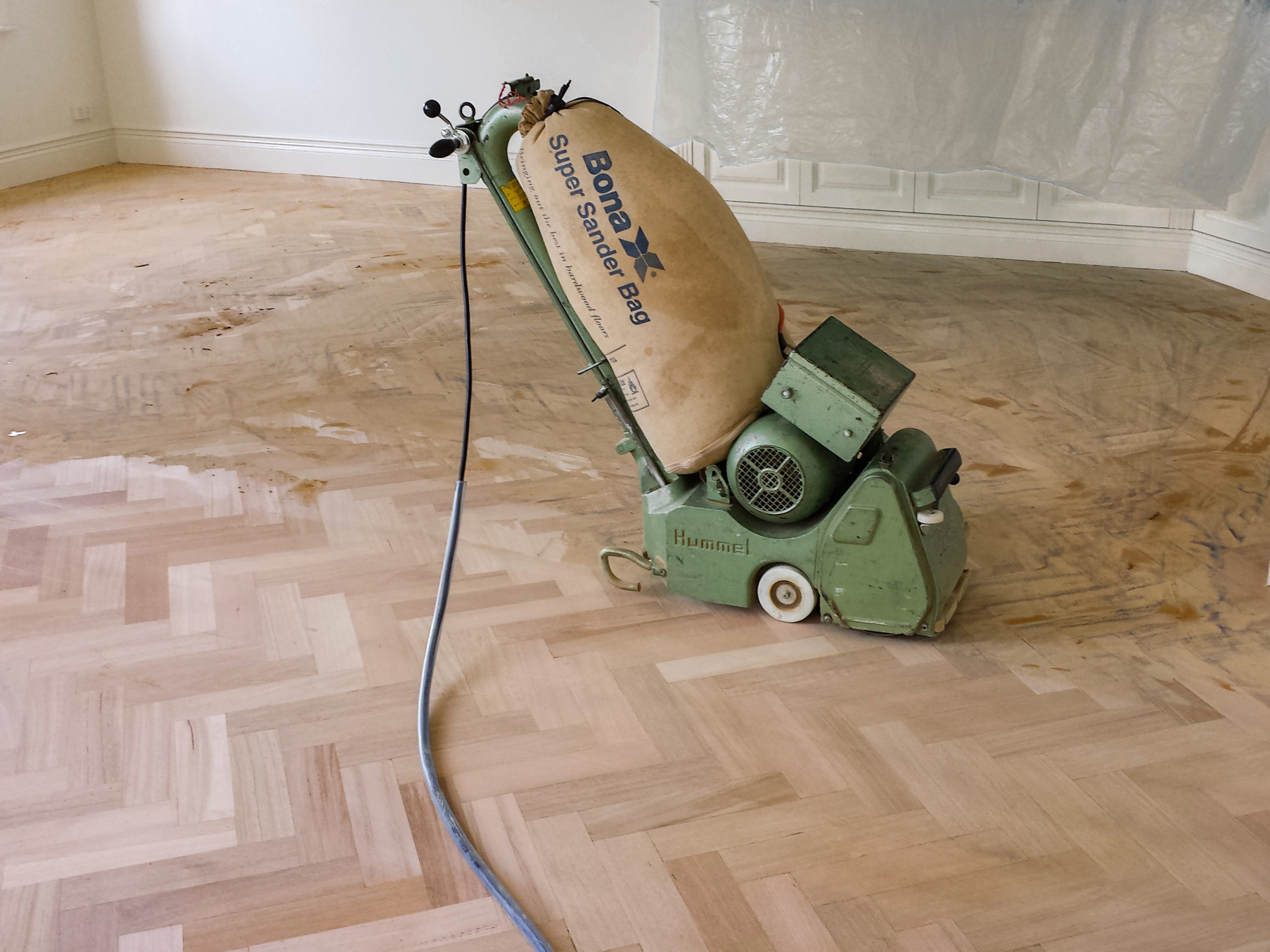Floor sanding and coating